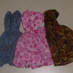 Платья Handmade (лот №4) для Барби старого образца, Silkstone, классического тела FR, East 59