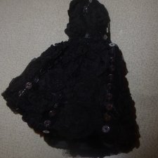 Вечернее черное платье с пайетками для Барби, Поппи Паркер, кукол 12 дюймов