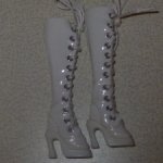 Белые сапоги из редкого аутфита Pullip Ala - новые - подходят Барби, Nu Face, FR, куклам 12 дюймов