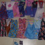 Лот одежды для Барби и других кукол 12 дюймов (платья, туфли) - все вещи новые