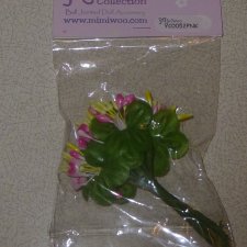 Букет Mimi Collection для Барби, Integrity, Momoko, кукол формата 1:6 розовый (новый в упаковке)