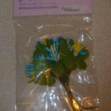 Букет Mimi Collection для Барби, Integrity, Momoko, кукол формата 1:6 голубой (новый в упаковке)