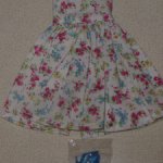 Цветочное платье Handmade для Барби, кукол 30 см (туфли в подарок)