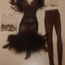 Полный аутфит Tonner Angelina En Chocolat новый, очень редкий (для Tyler & Friends, 16 дюймов)