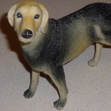 Собака - большая коллекционная фигурка - домашнее животное для кукол ростом 12-16 дюймов