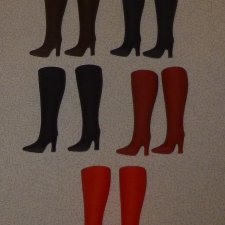 Фирменные сапоги Candi для Барби, FR, кукол 12 дюймов - лот из 5 пар