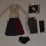 Полный аутфит Момоко Momoko Tartan Syndrome новый редкий