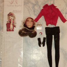 Fashion royalty Veronique Girl of the Moment 2004 редкая - новая голова, частичный аутфит, COA