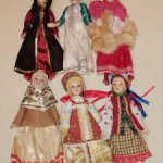 Коллекция кукол в народных костюмах (6 кукол, одним лотом)