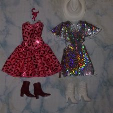 Полные новые аутфиты Барби Barbie Fashionistas новые - лот из двух