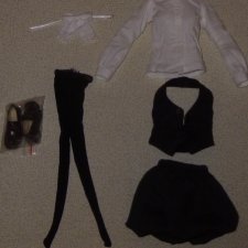 Полный аутфит Момоко Momoko Monochrome Bird новый редкий