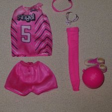 Полный аутфит коллекционной Барби Barbie Angel Reese новый (высокое тело Made to move)
