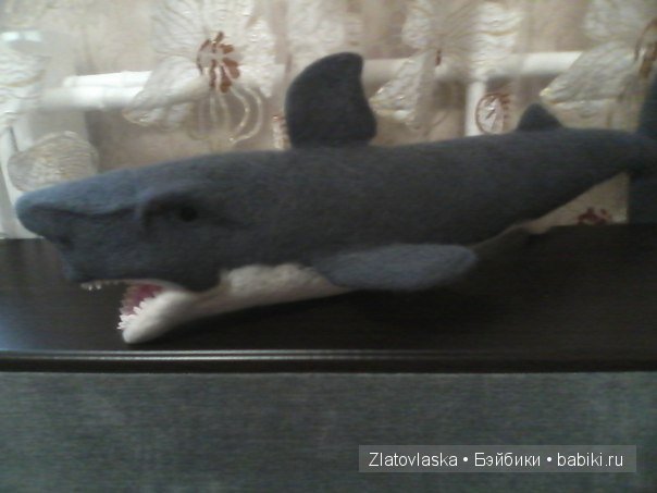 Мои "недопоказанные" акулята. Игрушки сухим валянием ручной работы