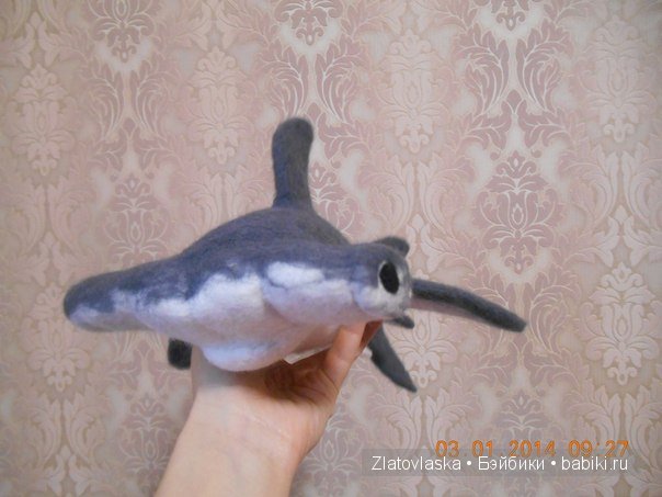 Мои "недопоказанные" акулята. Игрушки сухим валянием ручной работы (фото 3)