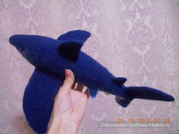Мои "недопоказанные" акулята. Игрушки сухим валянием ручной работы (фото 6)