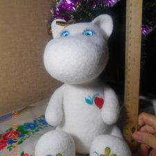 Муми Тролль и Петриковская роспись. Валяние из шерсти