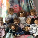 Вторая часть моей  коллекции кукол