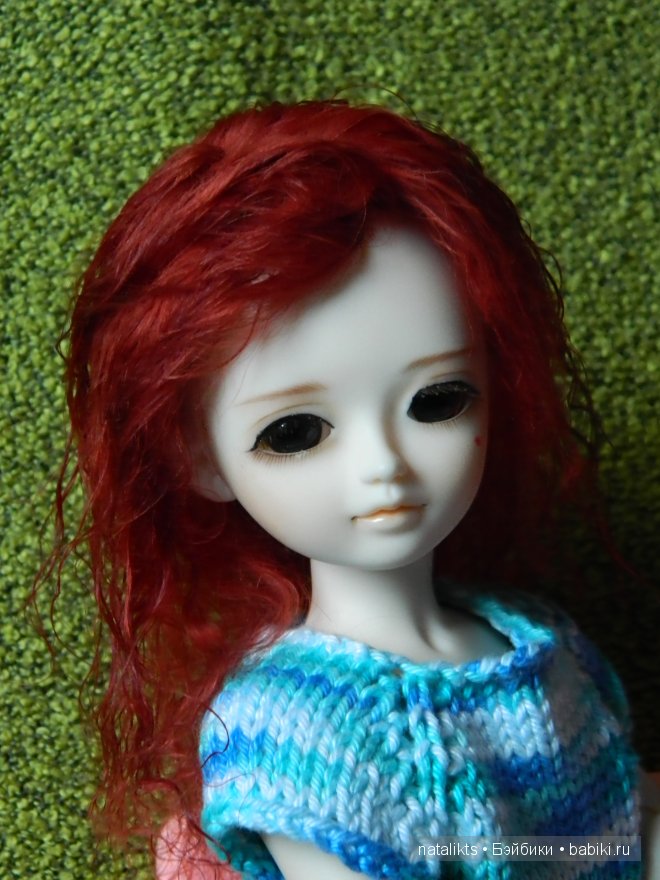 Мой первый опыт по пошиву паричков для БЖД кукол (фото 4)