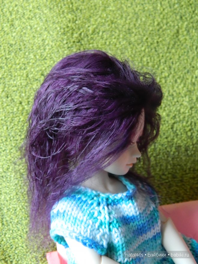 Мой первый опыт по пошиву паричков для БЖД кукол (фото 6)