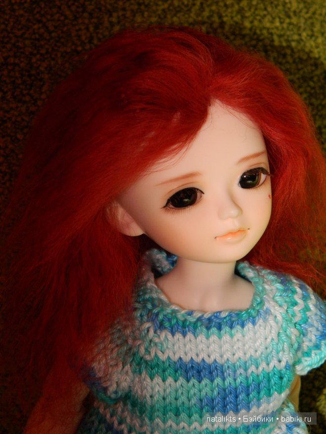 Мой первый опыт по пошиву паричков для БЖД кукол (фото 3)