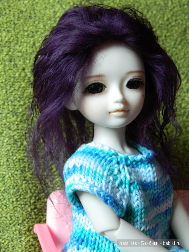 Мой первый опыт по пошиву паричков для БЖД кукол (фото 5)