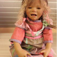 Маленькая плакса Инке -реальный ребенок от Annette Himstedt. 2005 год.Рассрочка!