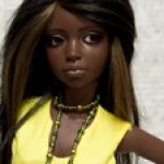 Любимица Корица - парик, мейк, платье, обувь