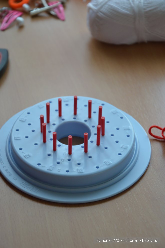 Изготовление цветов из ниток