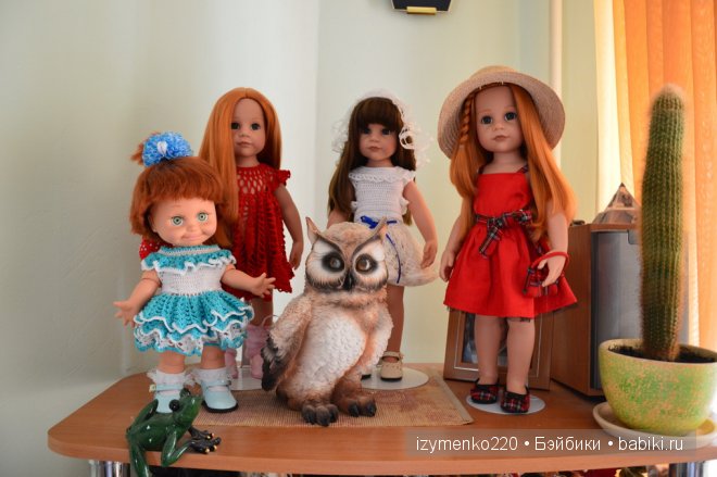 Мои новенькие девочки Gotz и не только