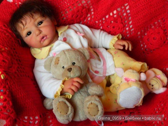 Черноглазая дивчина, кукла реборн Мира от Галины Кинтоп (фото 10)