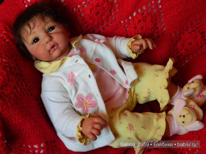Черноглазая дивчина, кукла реборн Мира от Галины Кинтоп (фото 9)