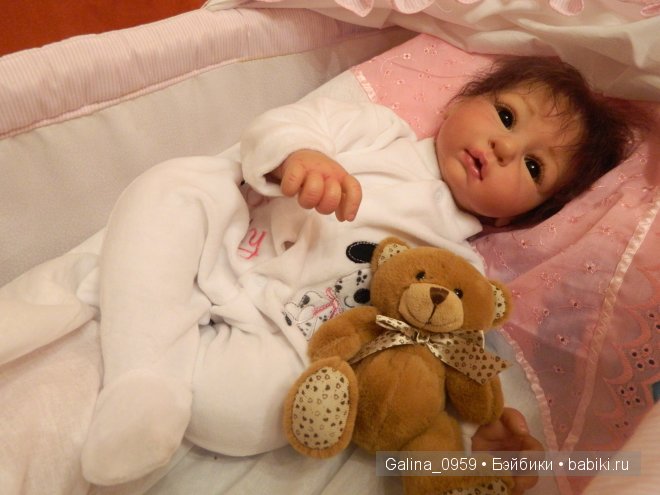 Черноглазая дивчина, кукла реборн Мира от Галины Кинтоп