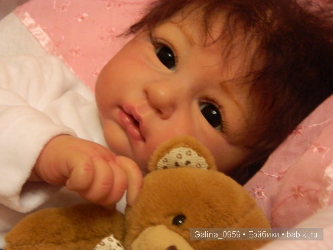 Черноглазая дивчина, кукла реборн Мира от Галины Кинтоп (фото 5)