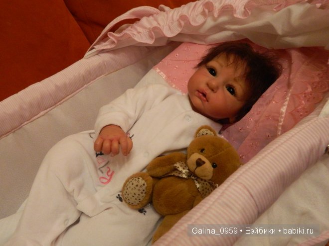 Черноглазая дивчина, кукла реборн Мира от Галины Кинтоп (фото 7)