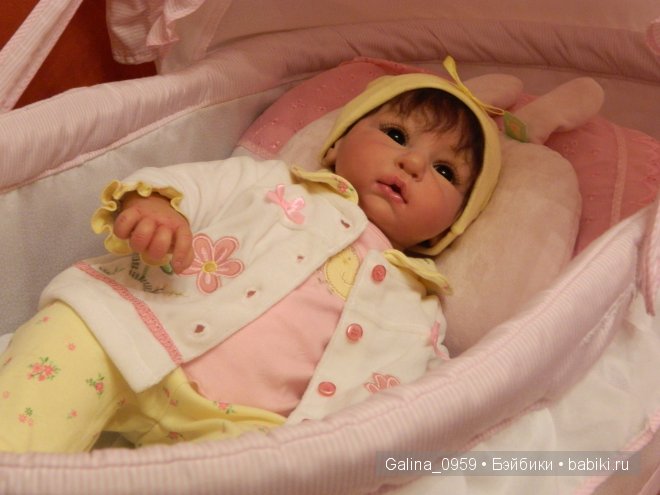 Черноглазая дивчина, кукла реборн Мира от Галины Кинтоп (фото 8)