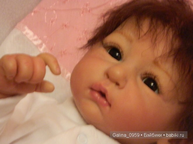 Черноглазая дивчина, кукла реборн Мира от Галины Кинтоп (фото 3)