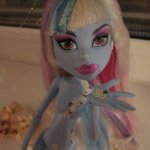 Цветы на снегу. Кукла Эбби Монстер Хай
