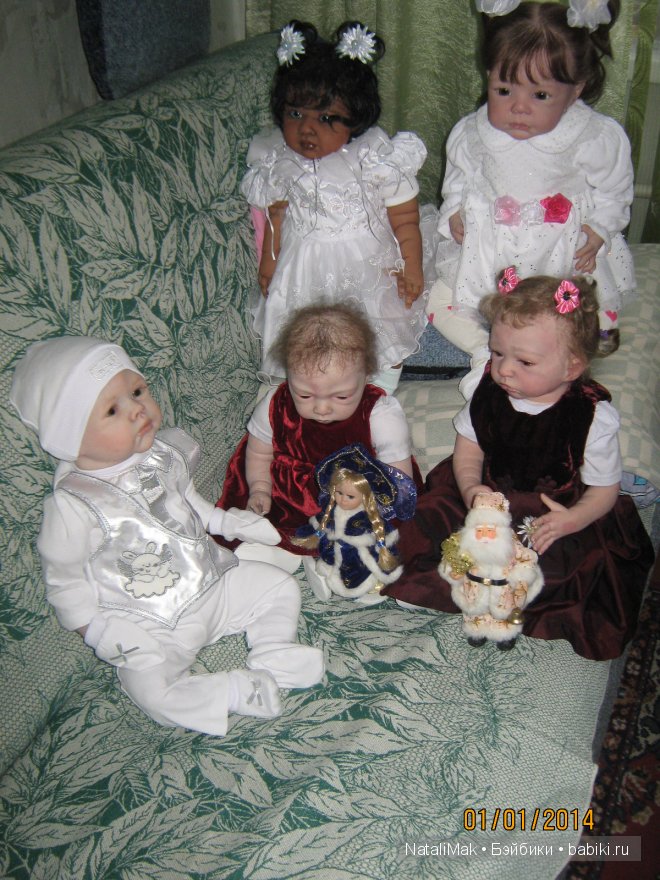 Как мы с малышами реборн Новый Год встречали (фото 2)