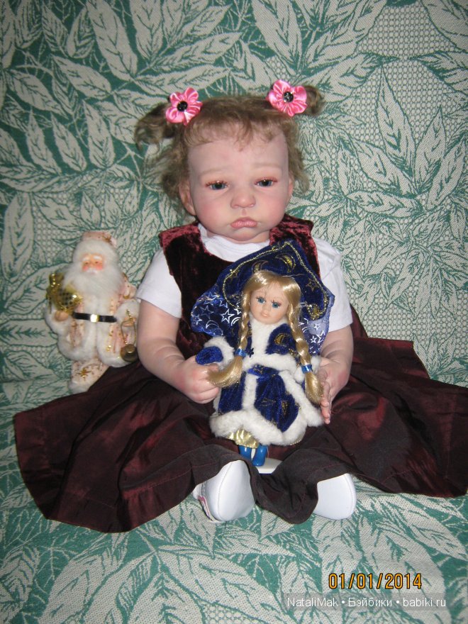 Как мы с малышами реборн Новый Год встречали