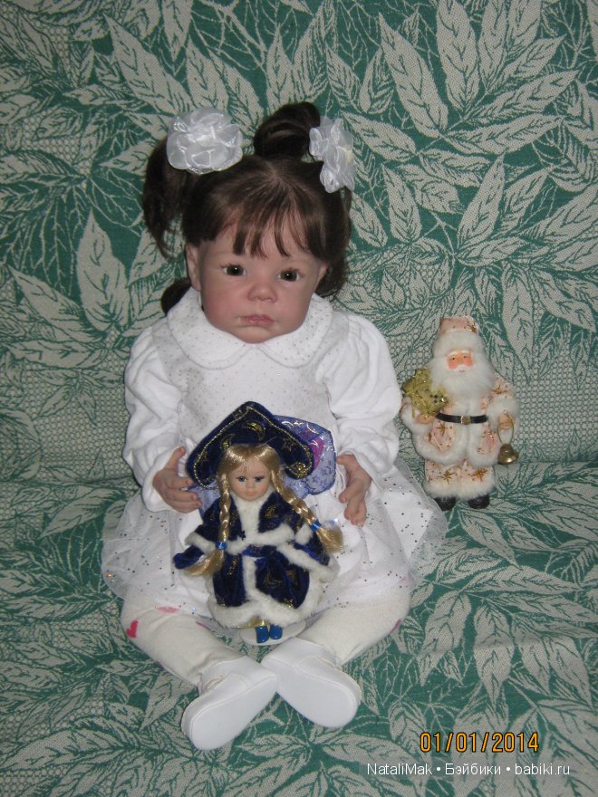 Как мы с малышами реборн Новый Год встречали (фото 7)