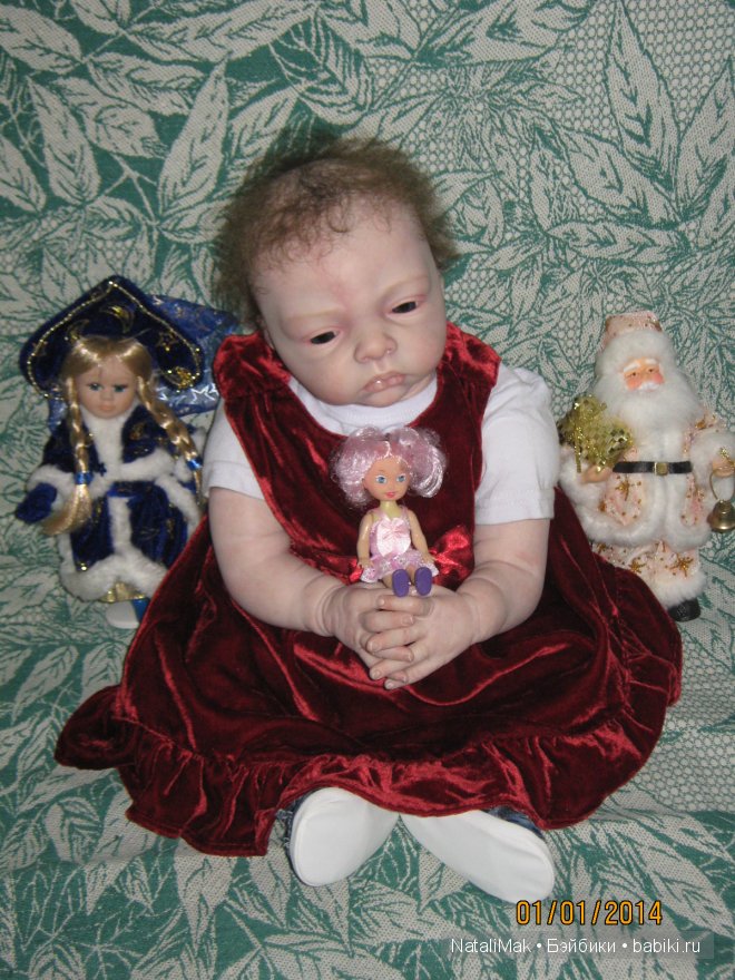 Как мы с малышами реборн Новый Год встречали