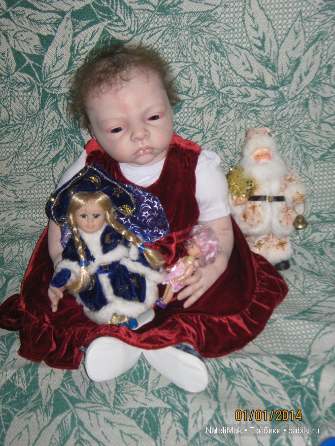 Как мы с малышами реборн Новый Год встречали