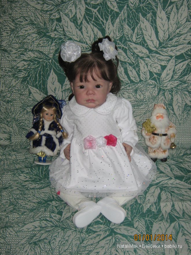 Как мы с малышами реборн Новый Год встречали (фото 5)