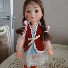 Винтажная паричковая кукла СССР