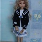 Коллекционная шарнирная девочка  - винил Р. Тоннера, ООАК