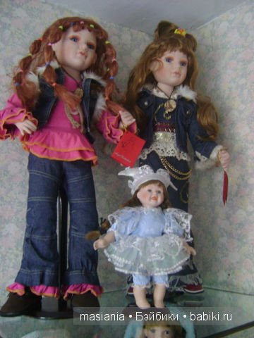 Золушка в джинсах! Куклы из фарфора от Angel Collection