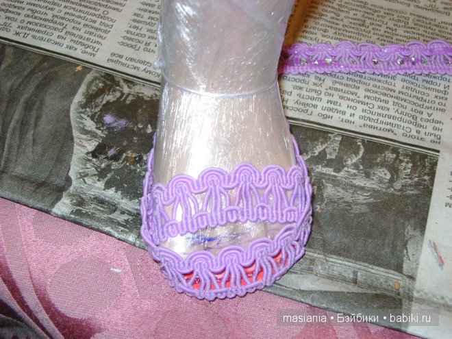Мастер класс. Туфельки для куклы - это Просто (фото 6)