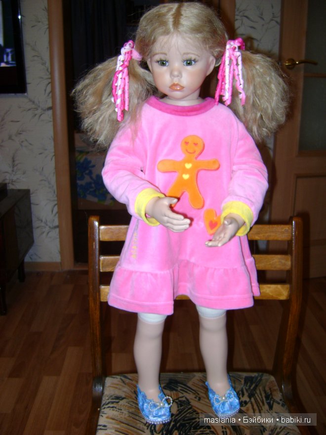 Мастер класс. Туфельки для куклы - Кружевные голубые