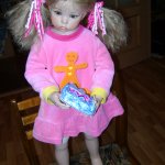 Мастер класс. Туфельки для куклы - Кружевные голубые