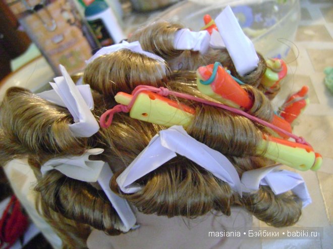 Реставрация кукольной причёски